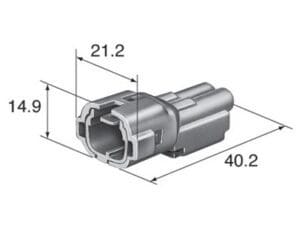 HM090-2 Cavity Male Housing